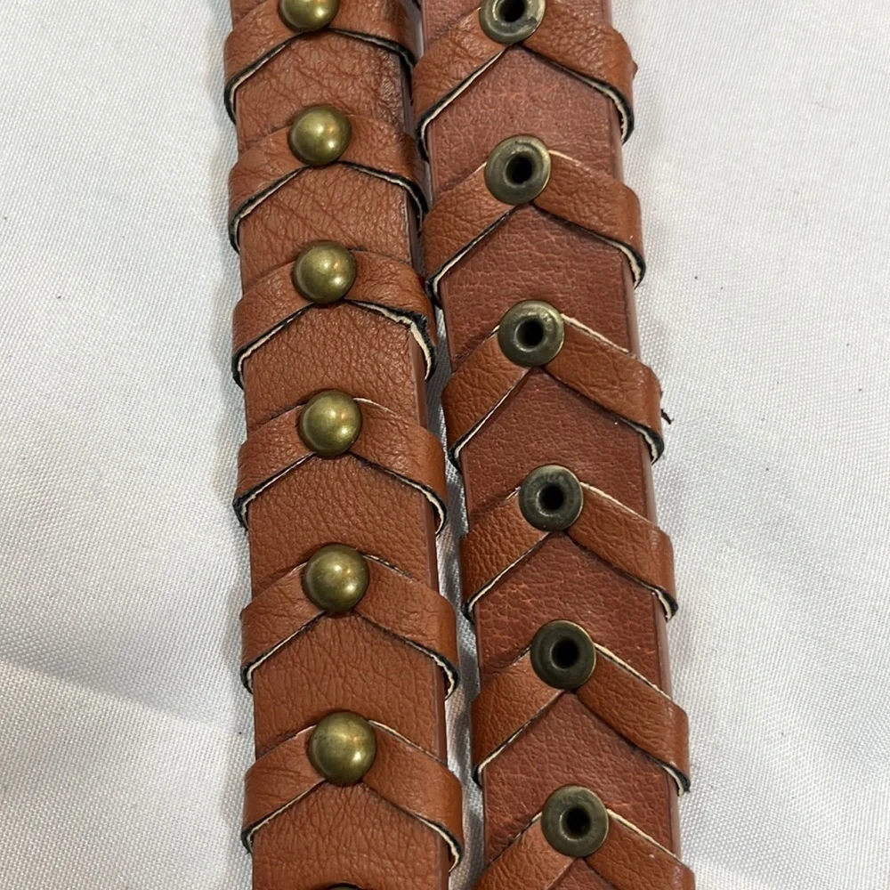 Brown Embellished Belt